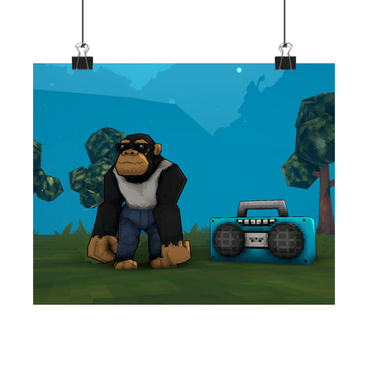 Monke Power Poster – Megabonk Edition